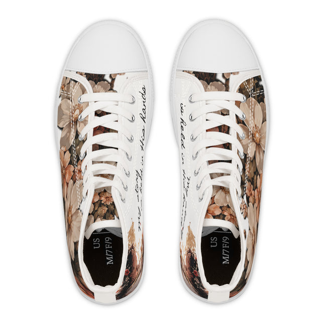 Women's Angel Collection White High Top Sneakers