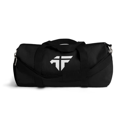 Black Duffel Bag with White Angel Forged Logo