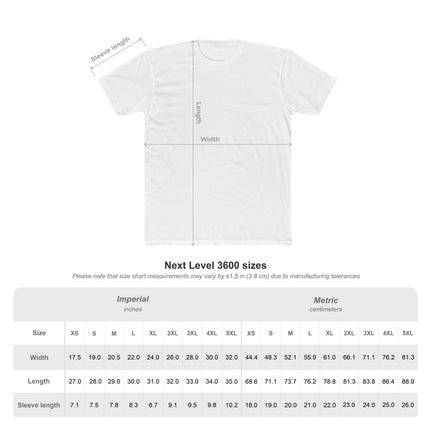 Men's Classic Collection Cotton Crew Tee with White Logo